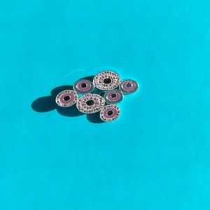 Swarovski Brooch Pin Evil Eye Constellation Purple Contemporary Modern Glam Gem